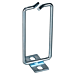 Metal cable holder, screw mounting 40 x 80 mm