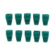 RJ45 plug boot green 10 pieces