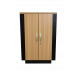 18U Soundproof cabinet - Wood look