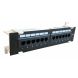 CAT5e UTP wall mount patch panel - 12 ports