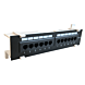 CAT5e UTP wall mount patch panel - 12 ports