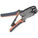 Professional crimping pliers, metal, suitable for RJ45 and RJ11