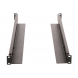 Set of extendable L-sections for 800-1000 mm deep cabinets