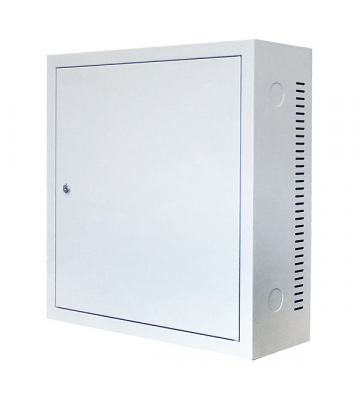 3U wall cabinet with metal door 185mm deep