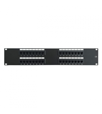 CAT6 UTP patch panel - 32 ports - 2U