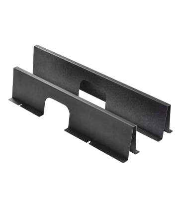 Datacenter network cable shielding trough, suitable for 600 mm wide racks