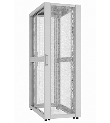 42U Datacenter server rack with perforated door 600x1200x2000mm (WxDxH) Grey