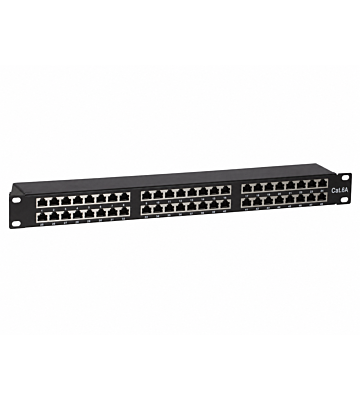 CAT6a STP patch panel - 48 ports