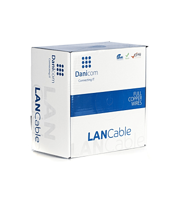 DANICOM CAT6A S/FTP 100m on a reel solid - LSZH (Dca)