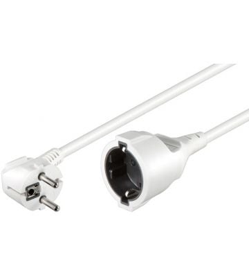 Power cable schuko 2m white
