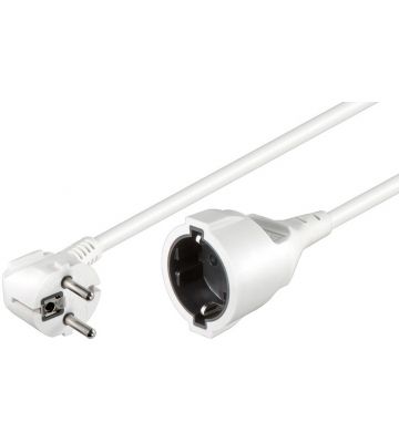 Power cable schuko 3m white