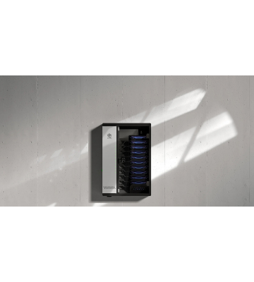 Wall cabinet for charging 10 devices - 12“