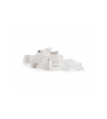 CAT6a connector RJ45  unshielded + jointpiece - for stranded cable - 10 pieces