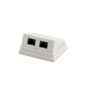 CAT5e UTP / STP surface-mount box, white