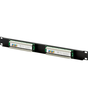 CAT5e UTP patch panel - 16 ports