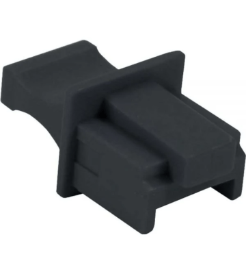 RJ45 port dust covers, set of 10, black