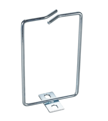 Metal cable holder, screw mounting 80 x 120 mm