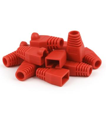 DANICOM RJ45 Cable Boot Red -10 pieces