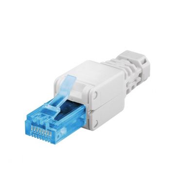 UTP CAT6a toolless RJ45 connector - for solid and stranded core