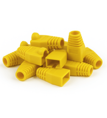 DANICOM RJ45 Cable Boot Yellow - 10 pieces