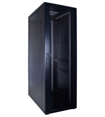 37U server rack with perforated door 600x1000x1800mm (WxDxH)