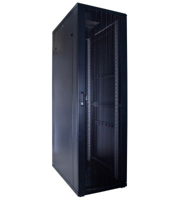 42U server rack with perforated door 600x1000x2000mm (WxDxH)