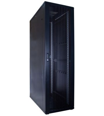 42U server rack with perforated door 600x1200x2000mm (WxDxH)