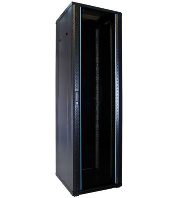 42U server rack with glass door 600x600x2000mm (WxDxH)