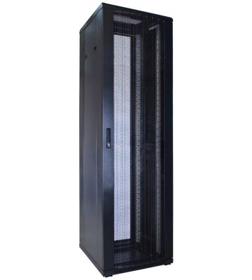 42U server rack with perforated door 600x600x2000mm (WxDxH)