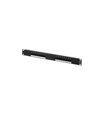 CAT6 UTP patch panel - 16 ports