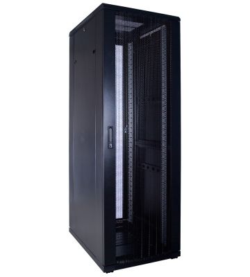 37U server rack with perforated door 600x800x1800mm (WxDxH)