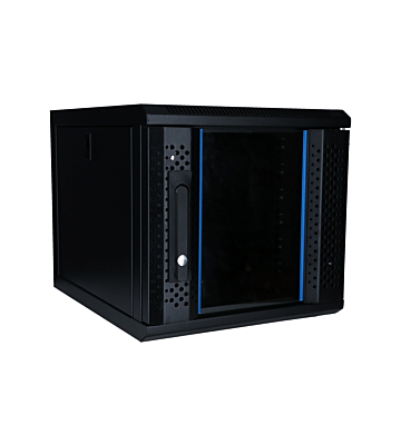 10 inch 6U server rack with glass door 370X450X370mm (WxDxH)