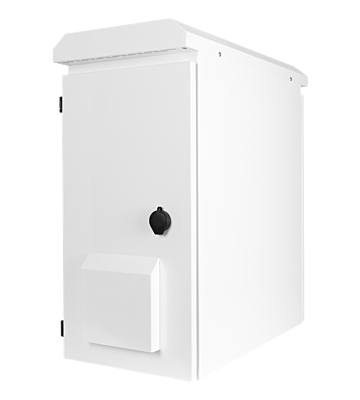 6U outdoor server rack vertical wallmount IP55 600x280x600mm (WxDxH)