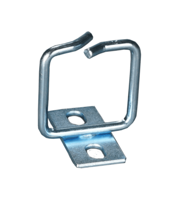 Metal cable holder, screw mounting 40 x 40 mm