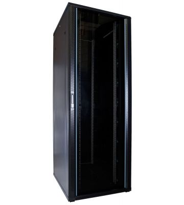 47U server rack with glass door 800x1000x2200mm (WxDxH)
