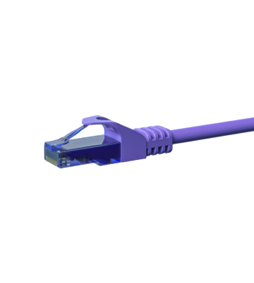 UTP CAT6a 2m purple - 100% copper