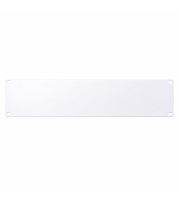 19 inch cover panel - 2U white