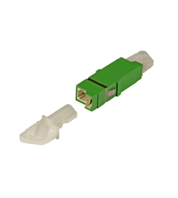 Singlemode keystone coupling E2000-E2000 simplex green