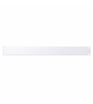 19 inch cover panel - 1U white