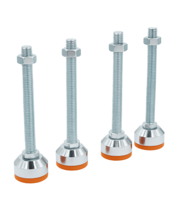 Set of extra high leveling feet for all server cabinets