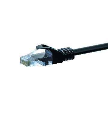 UTP CAT5e 1,50m black - 100% copper