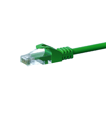 UTP CAT5e 1m green - 100% copper