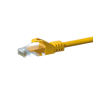 UTP CAT5e 3m yellow - 100% copper
