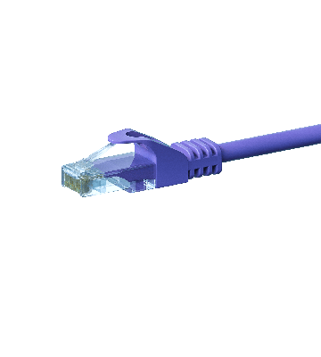 UTP CAT5e 15m purple - 100% copper