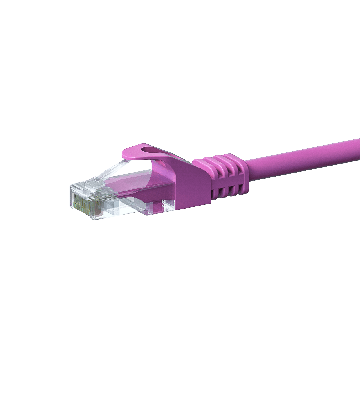 UTP CAT5e 10m pink - 100% copper