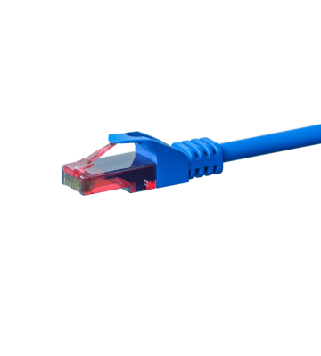 UTP CAT6 0,15m blue - 100% copper