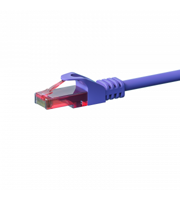 UTP CAT6 0,25m purple - 100% copper