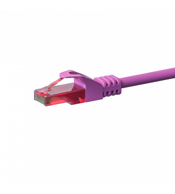 UTP CAT6 0,25m pink - 100% copper