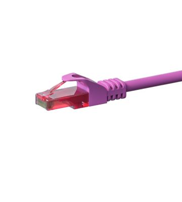 UTP CAT6 0,15m pink - 100% copper