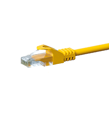 CAT5e UTP 3m yellow - CCA